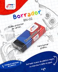 BORRADOR FAST BN02 MEDIANO NEGRO