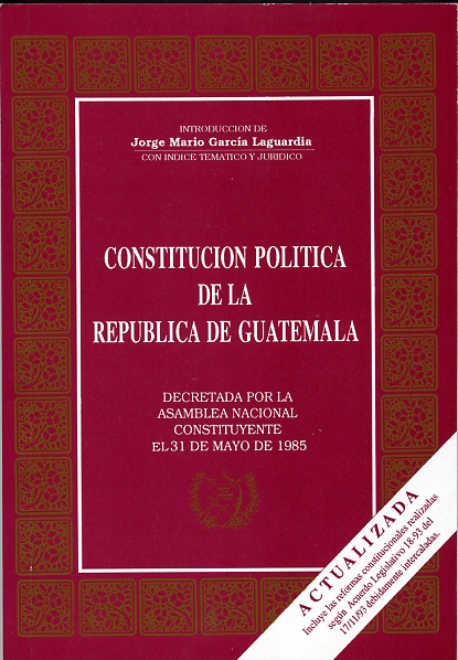 CONSTITUCION POLITICA DE GUATEMALA ECO