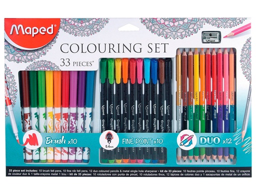 [20707039] KIT PARA COLOREAR X33 COLORES 897417 | MAPED