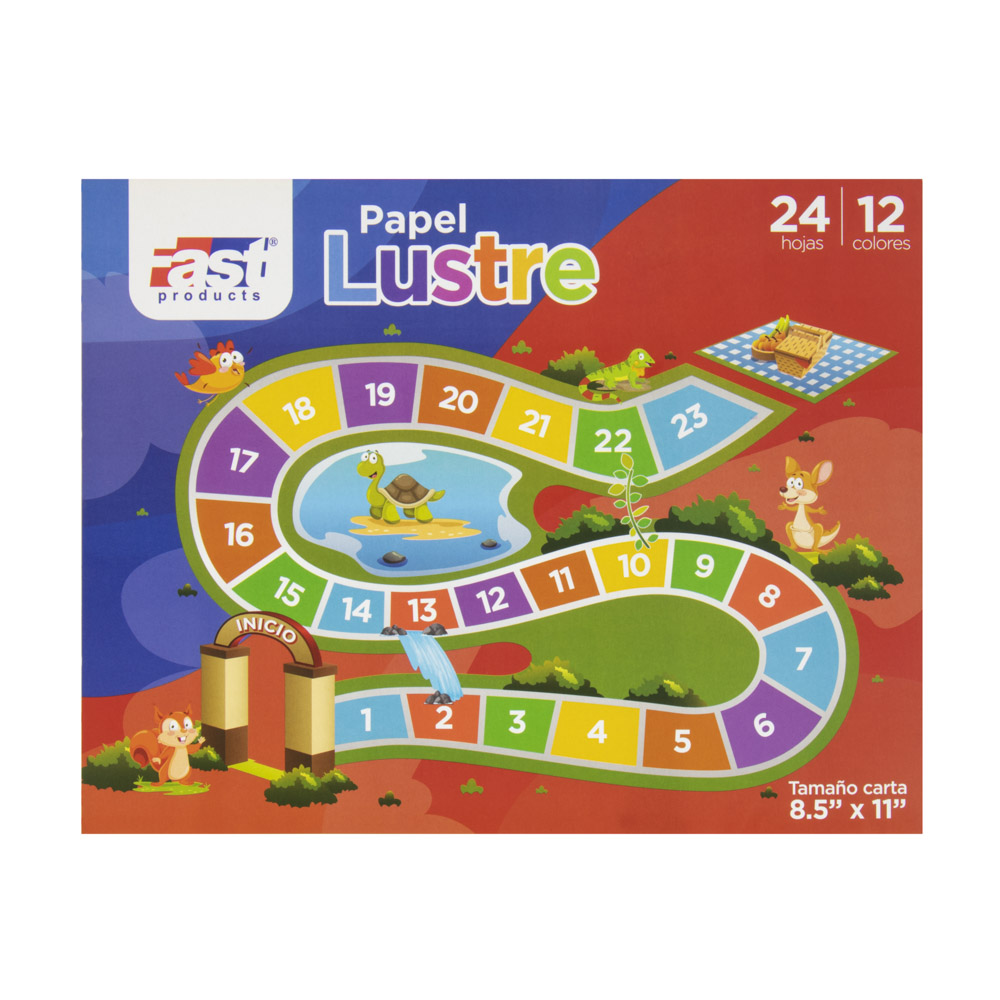 BLOCK PAPEL LUSTRE X24H CARTA