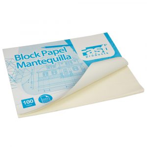 [13933] BLOCK PAPEL MANTEQUILLA DOBLE OFICIO 13X17 100 HOJAS | FAST