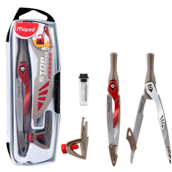 COMPAS STOP SYSTEM CON ACCESORIOS CROMADO 196310