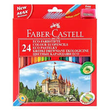 [70378] CRAYON MADERA 24 ECOLAPICES TRIANGULARES | FABER CASTELL