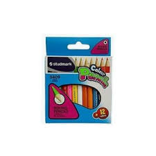 CRAYONES DE MADERA 12 COLORES CORTO