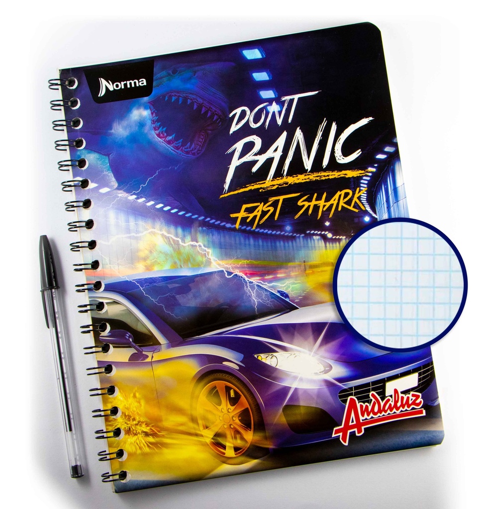 CUADERNO ESPIRAL DOBLE O 70H CUADROS