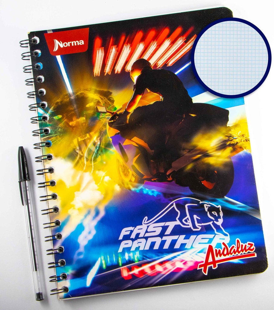 CUADERNO ESPIRAL DOBLE O 70H CUADROS 5MM