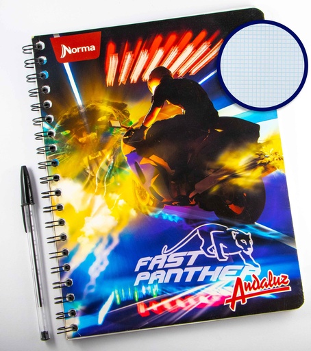 [14492] CUADERNO ESPIRAL DOBLE O 70H CUADROS 5MM | MULTIMARCA