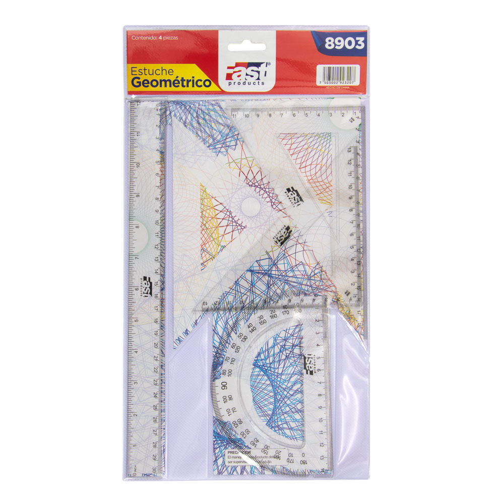 ESTUCHE GEOMETRICO MEDIANO NO. 4 8903