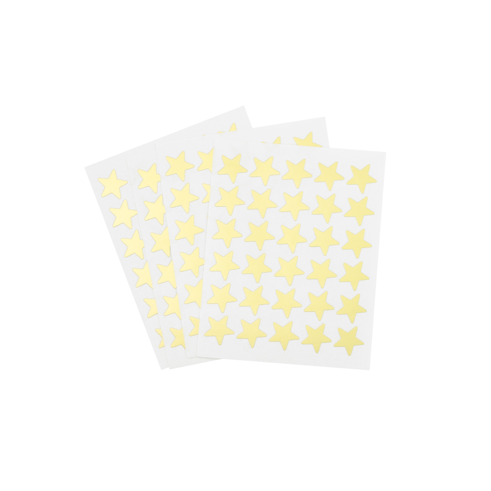 ETIQUETAS ESTRELLAS DORADAS X6HOJAS