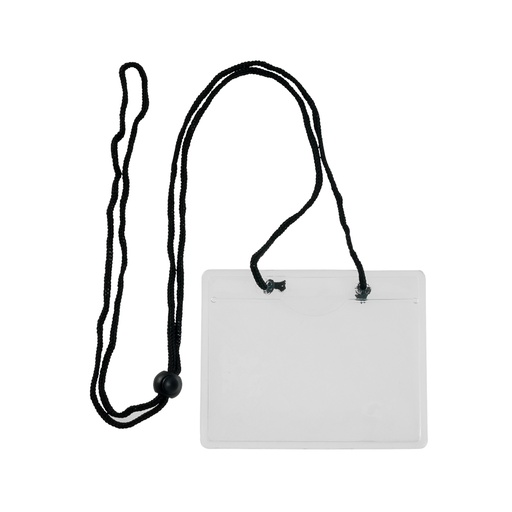 [90895] GAFETE HORIZONTAL GFT-10HC TRANSPARENTE CON PITA HORIZONTAL | MAE