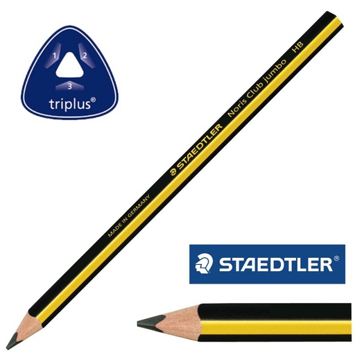 [70151] LAPIZ TRIANGULAR HB TRIPLUS JUMBO | STAEDTLER