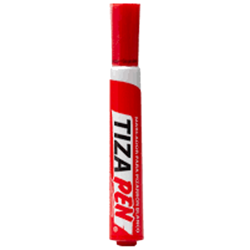 MARCADOR PIZARRA ROJO