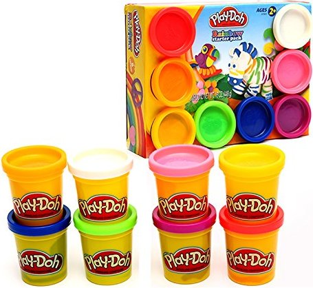 PLASTICINA RAINBOW STARTER PACK X 8 COLORES | PLAY-DOH