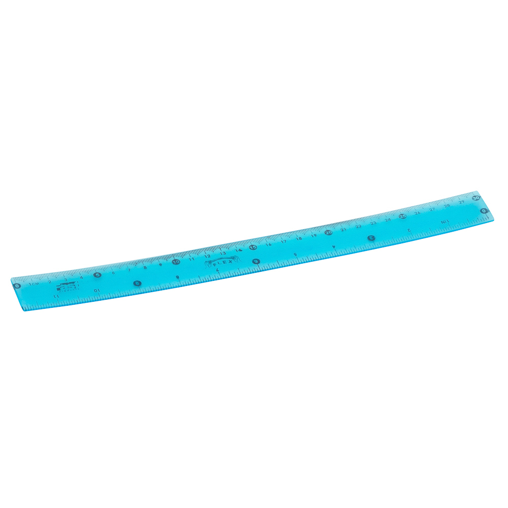 REGLA PLASTICA IRROMPIBLE 30CMS