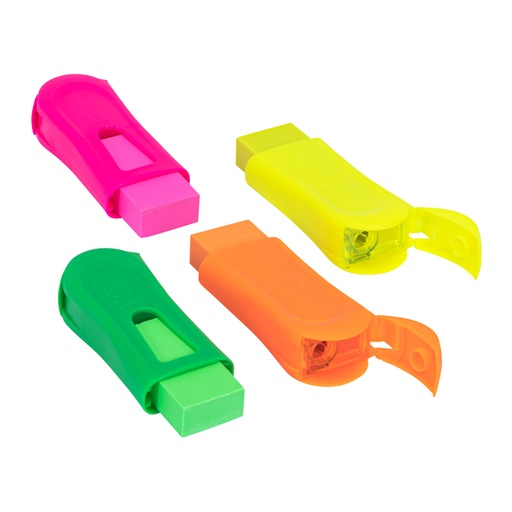 [12330] SACAPUNTAS PLASTICO CON BORRADOR TK-MIX | FABER CASTELL