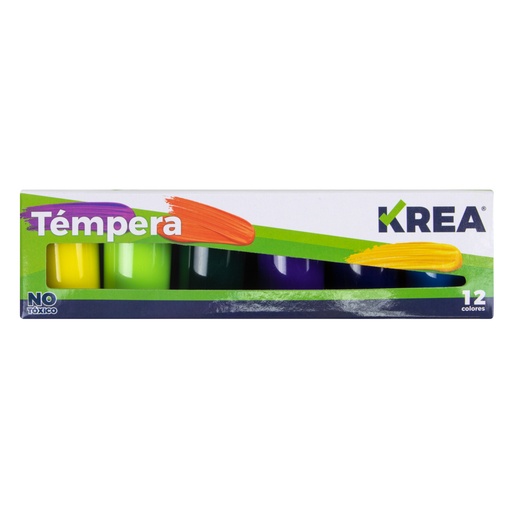 [18497] TEMPERA 12 COLORES 20ML | KREA