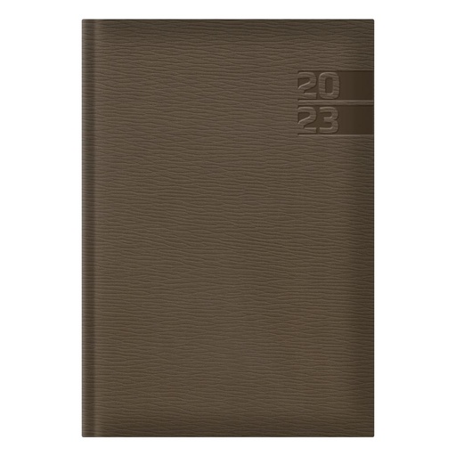 [18319-3] AGENDA DIARIA RIVOLI 2023 CANTO PLATEADO (CAFE) | FAST