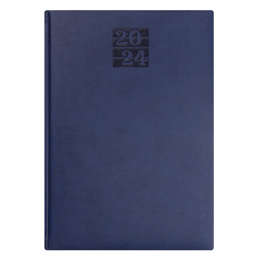 AGENDA DIARIA RIVOLI CANTO PLATEADO 2024 (AZUL) | FAST