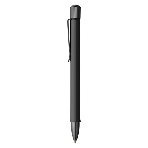 [17698] BOLIGRAFO HEXO NEGRO/PLATEADO/AZUL (NEGRO) | FABER CASTELL