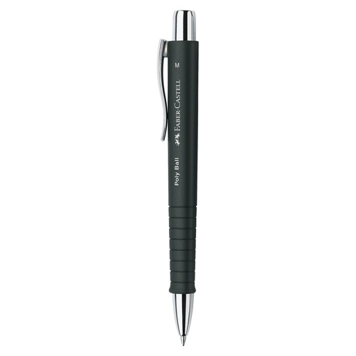 [17722] BOLIGRAFO POLLY BALL TINTA AZUL 241151/241199 COLORES SURTIDOS (NEGRO) | FABER CASTELL
