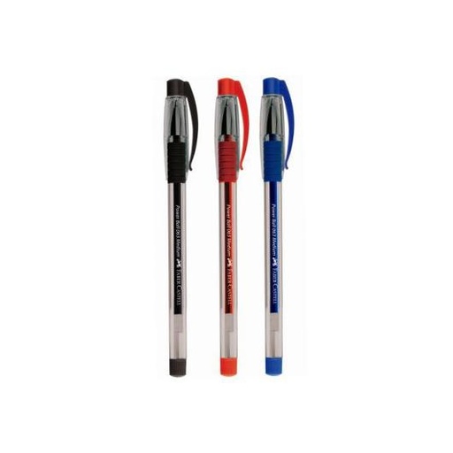 BOLIGRAFO POWER BALL 063 MEDIANO (NEGRO) | FABER CASTELL