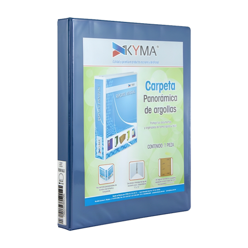 CARTAPACIO CON FUNDA OFICIO 1" COLORES SURTIDOS (GRIS) | KYMA
