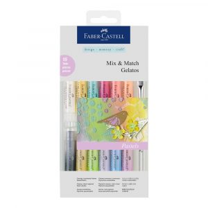 CRAYONES DE CERA GELATO 15 COLORES (PASTEL) | FABER CASTELL