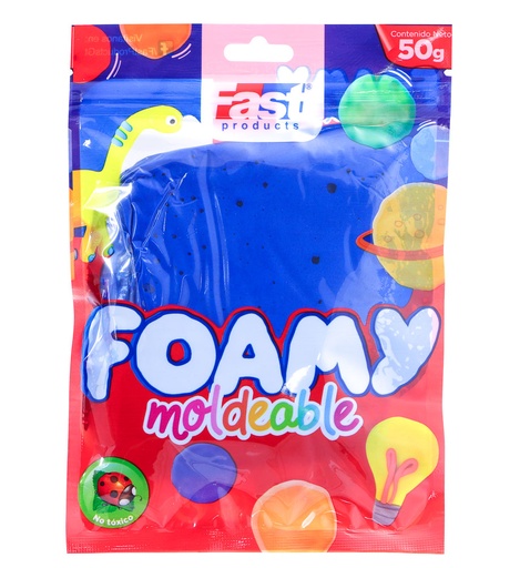 [16151-AZUL] FOAMY MOLDEABLE 50GRS COLORES SURTIDOS (AZUL) | FAST