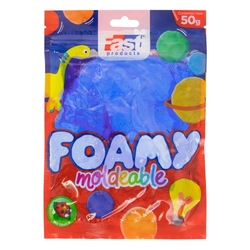 [16151-CELESTE] FOAMY MOLDEABLE 50GRS COLORES SURTIDOS (CELESTE) | FAST