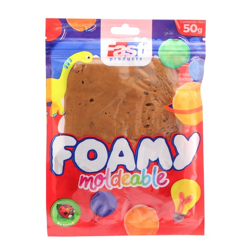[16151-CAFE CLARO] FOAMY MOLDEABLE 50GRS COLORES SURTIDOS (CAFE CLARO) | FAST