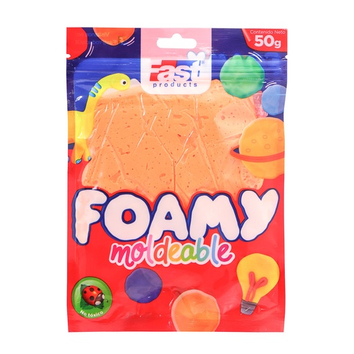 [16151-PEACH] FOAMY MOLDEABLE 50GRS COLORES SURTIDOS (PEACH) | FAST