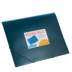 FOLDER PLASTICO TIPO ESPAÑOL CARTA (AZUL) | BEAUTONE