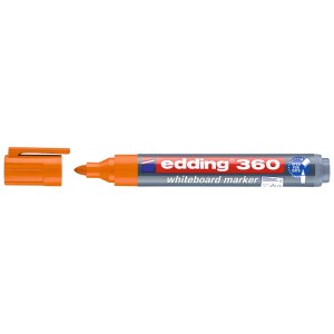 [05474-NARANJA] MARCADOR PARA PIZARRA 360 REDONDA RECARGABLE (NARANJA) | EDDING