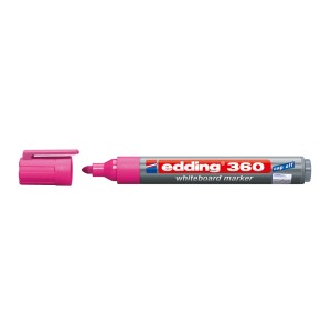 [05474-ROSADO] MARCADOR PARA PIZARRA 360 REDONDA RECARGABLE (ROSADO) | EDDING