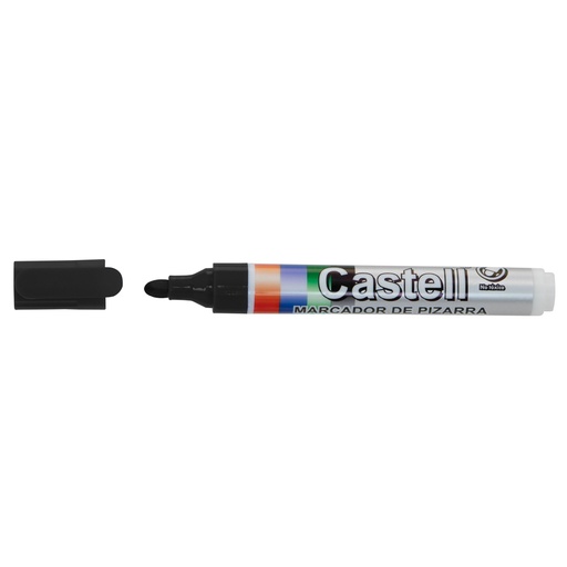 [10587-NEGRO] MARCADOR PARA PIZARRA PUNTA REDONDA (NEGRO) | CASTELL