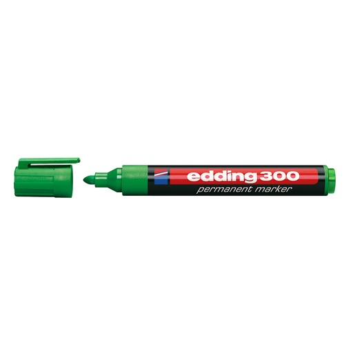 MARCADOR PERMANENTE 300 PUNTA REDONDA REVERSIBLE DE 1-5MM (NEGRO) | EDDING