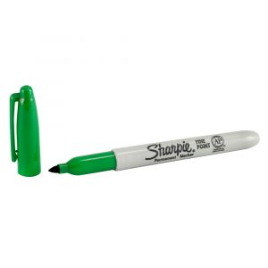 MARCADOR PERMANENTE 30051PUNTA FINA (VERDE) | SHARPIE