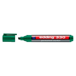 [06154-AZUL] MARCADOR PERMANENTE 330 BISELADA RECARGABLE (AZUL) | EDDING