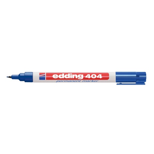 [12830-AZUL] MARCADOR PERMANENTE 404 PUNTA FINA (AZUL) | EDDING