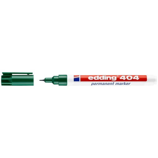[12830-VERDE] MARCADOR PERMANENTE 404 PUNTA FINA (VERDE) | EDDING