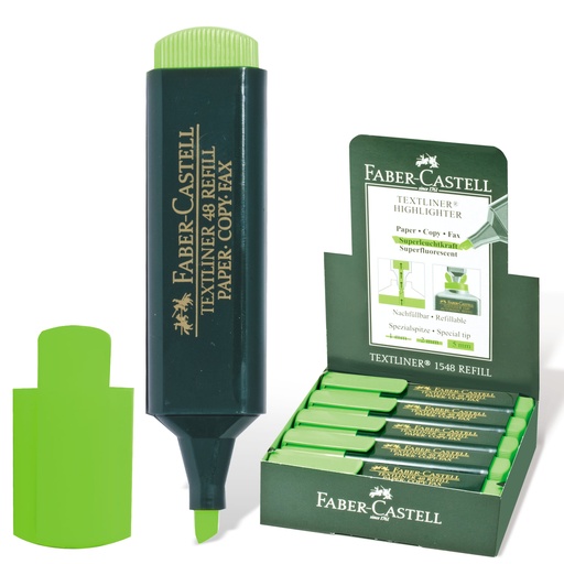 [01157-VERDE] MARCADOR RESALTADOR TEXTLINER 48 (VERDE) | FABER CASTELL
