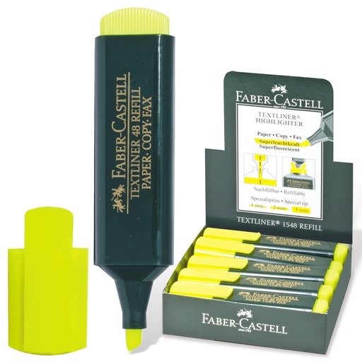 [01157-AMARILLO] MARCADOR RESALTADOR TEXTLINER 48 (AMARILLO) | FABER CASTELL