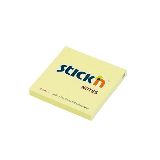 [4623-21007] NOTAS ADHESIVAS 3X3 COLORES SURTIDOS (AMARILLO) | STICK'N