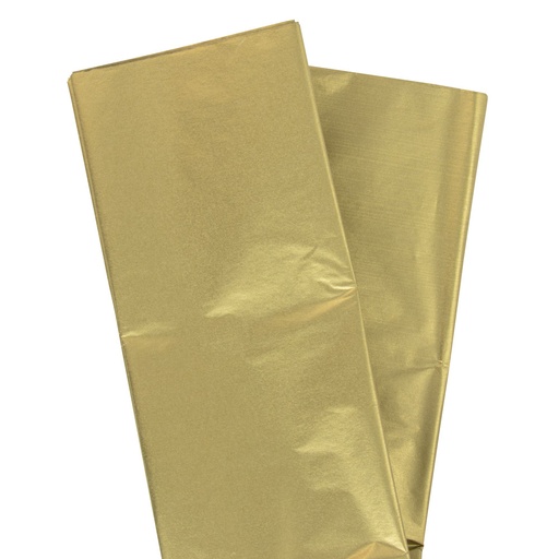 [17446-2] PAPEL DE CHINA LISO 50X70CMS METALIZADOS (DORADO) | BELUMOSA