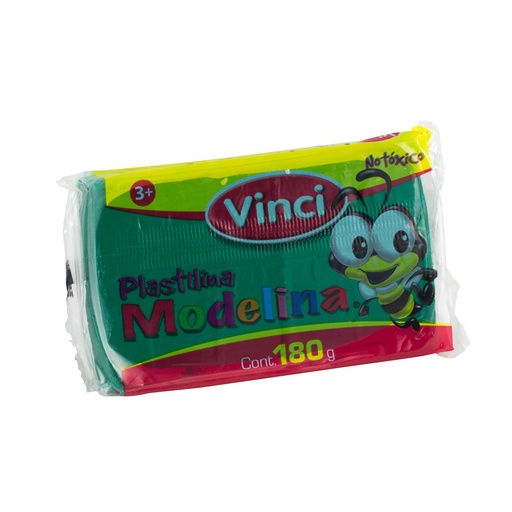 [06632-VERDE OBS] PLASTICINA MAQUETA 180 GRS (VERDE OSCURO) | VINCI