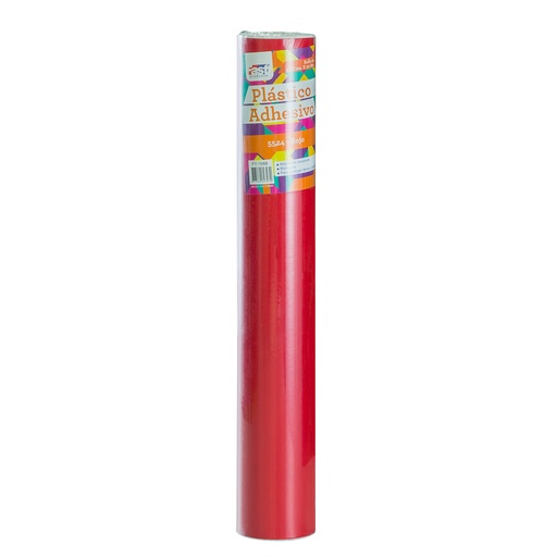 [13240-ROJO] PLASTICO ADHESIVO 45CMSX20MTS COLORES SURTIDOS (ROJO) | FAST