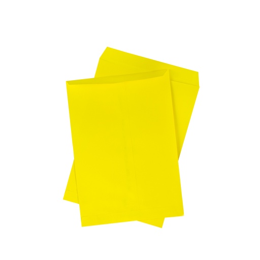 [13290-AMARILLO] SOBRE MANILA FLASHMAIL (OFICIO) ENGOMADO COLORES SURTIDOS (AMARILLO) | IRASA