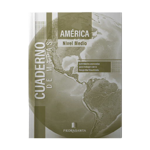 [214336] AMERICA MEDIO CUADERNO DE MAPAS 23 | PIEDRASANTA