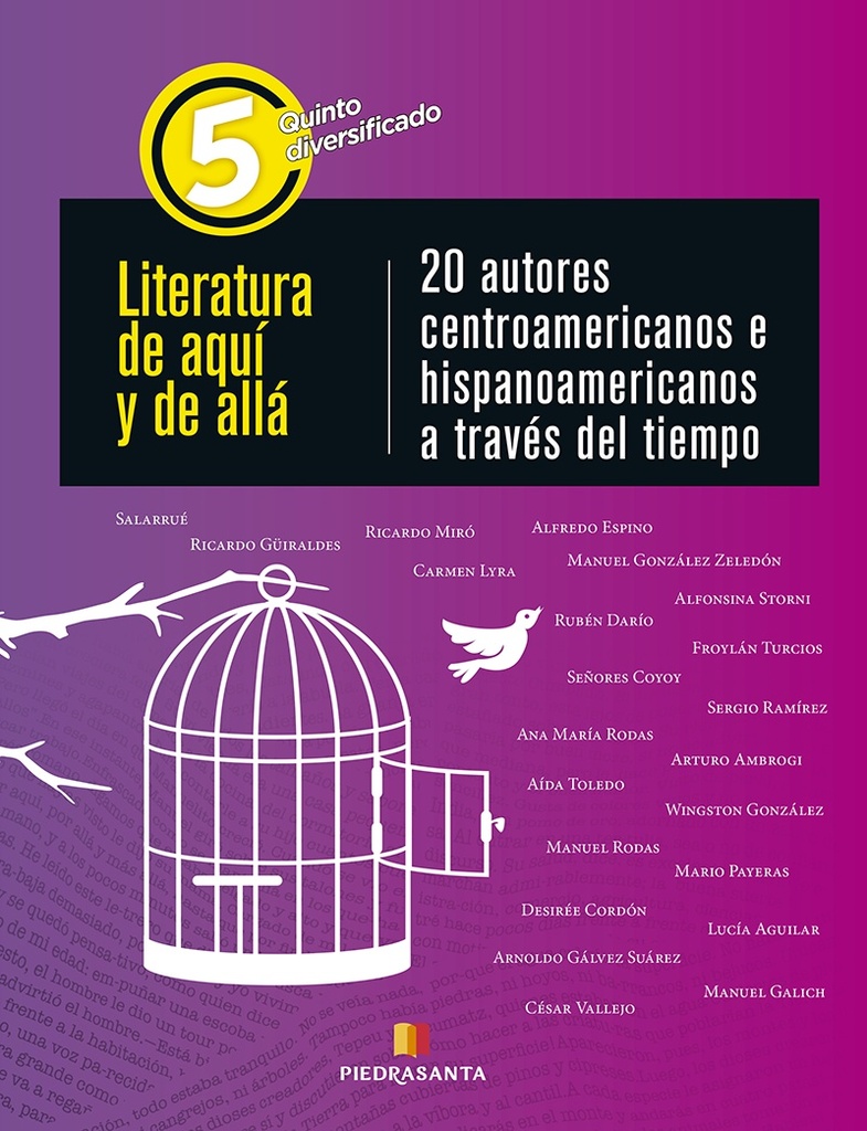 LITERATURA DE AQUI Y DE ALLA 5 20 AUTORES CENTRO E HISPANOAMERICANOS