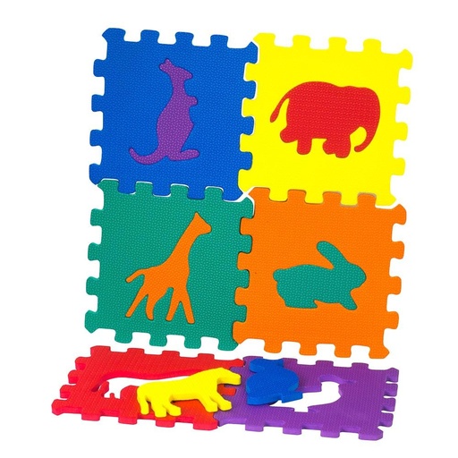 [15897] JUEGO DE FOAMY ENTRELAZABLE EDUCADOR GRANDE 12X12 NUMEROS" | EDUCADOR